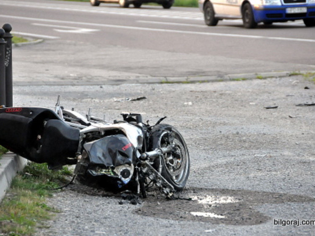 Śmiertelny wypadek motocyklisty