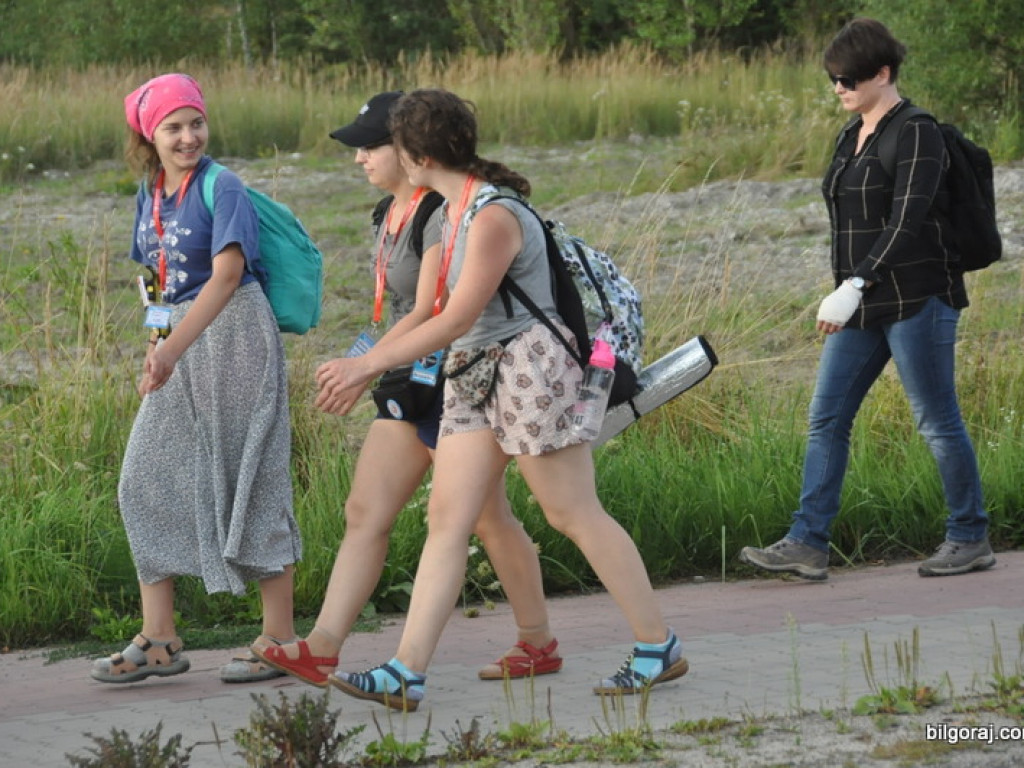Pielgrzymi w drodze na Jasną Górę zawitali na Ziemię Biłgorajską (FOTO)