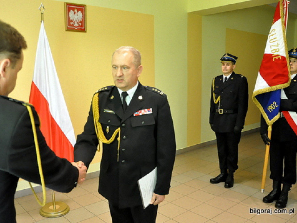 Komendant Powiatowy PSP przeszedł na emeryturę. Pełniącym obowiązki został brygadier Krent (FOTO, AUDIO)