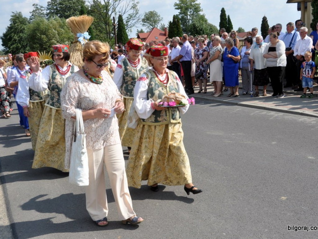 Dożynki gminno - parafialne w Gminie Tarnogród - Wola Różaniecka 2016 (FOTO)