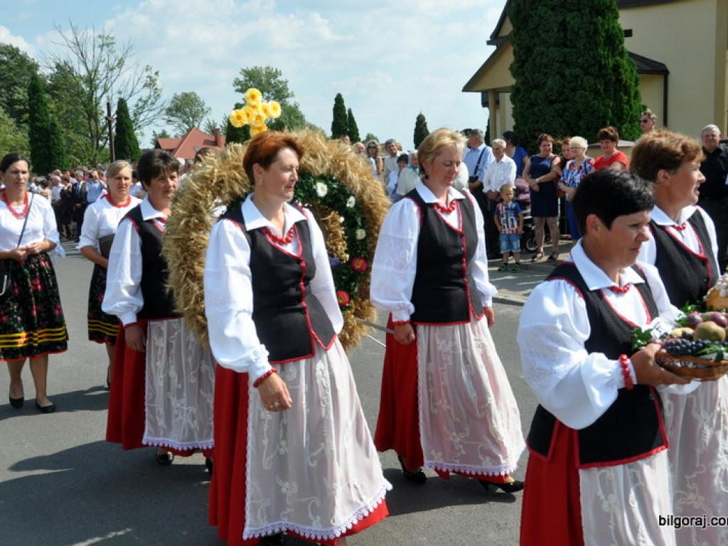 Dożynki gminno - parafialne w Gminie Tarnogród - Wola Różaniecka 2016 (FOTO)