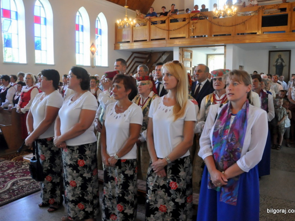 Dożynki gminno - parafialne w Gminie Tarnogród - Wola Różaniecka 2016 (FOTO)
