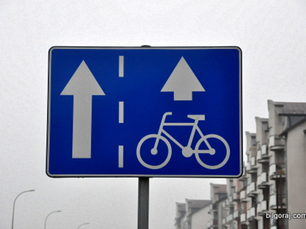Są drogi dla rowerów, a na nich m. in. zaparkowane auta