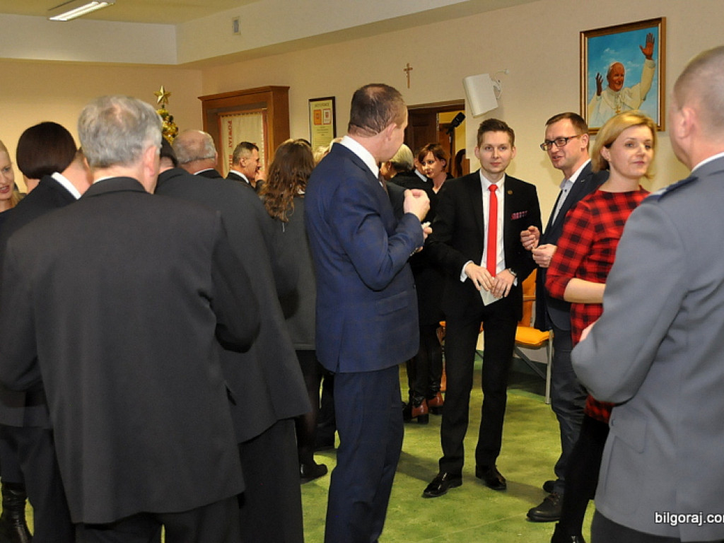 Spotkanie opłatkowe Rady Powiatu Biłgorajskiego (FOTO, VIDEO)