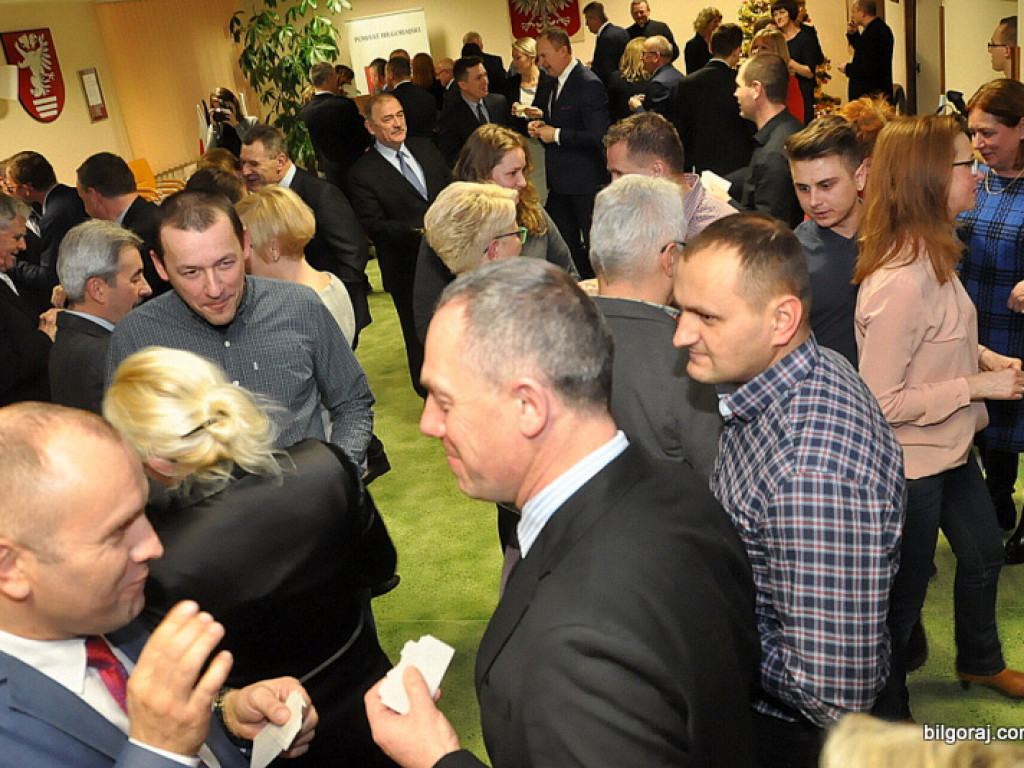 Spotkanie opłatkowe Rady Powiatu Biłgorajskiego (FOTO, VIDEO)