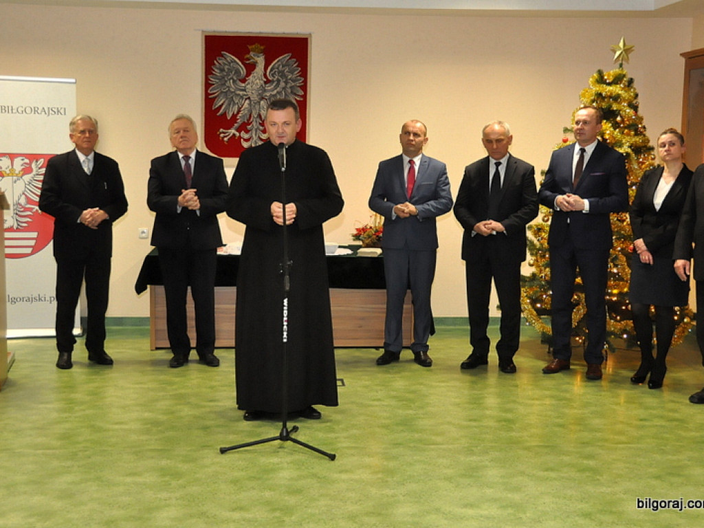 Spotkanie opłatkowe Rady Powiatu Biłgorajskiego (FOTO, VIDEO)