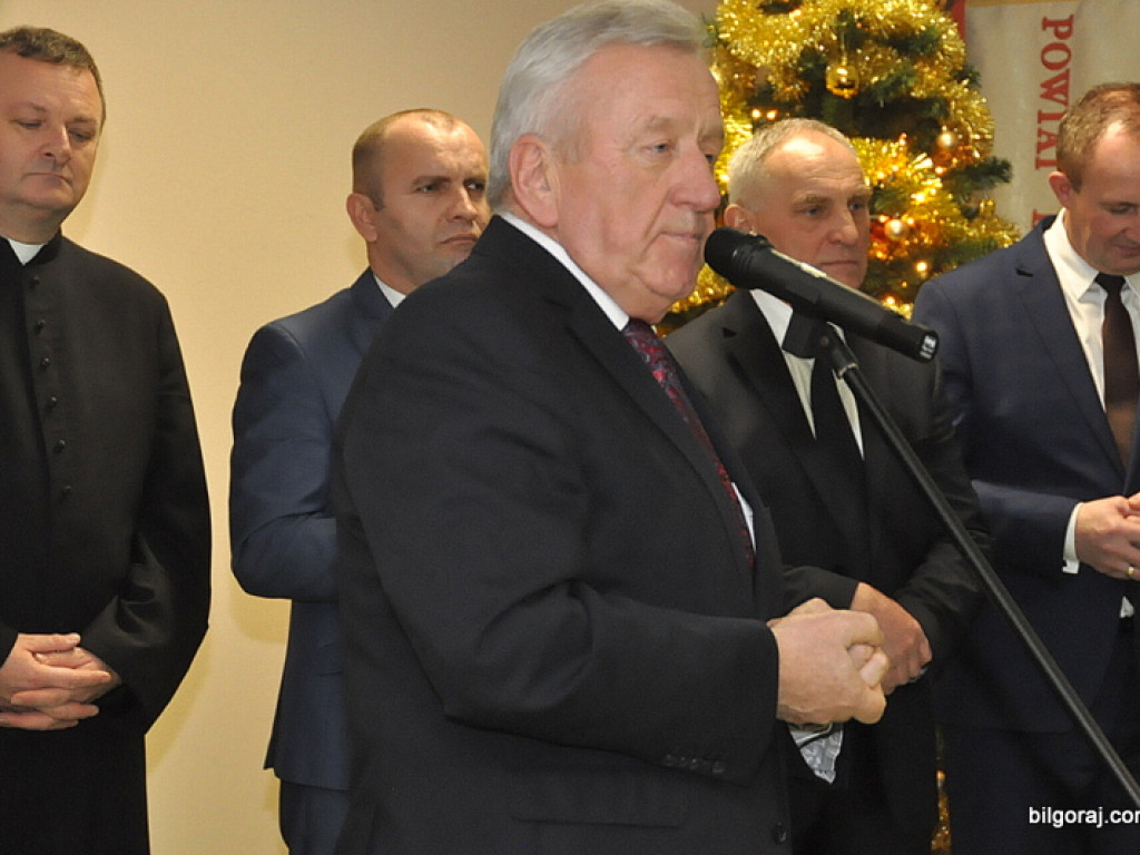 Spotkanie opłatkowe Rady Powiatu Biłgorajskiego (FOTO, VIDEO)