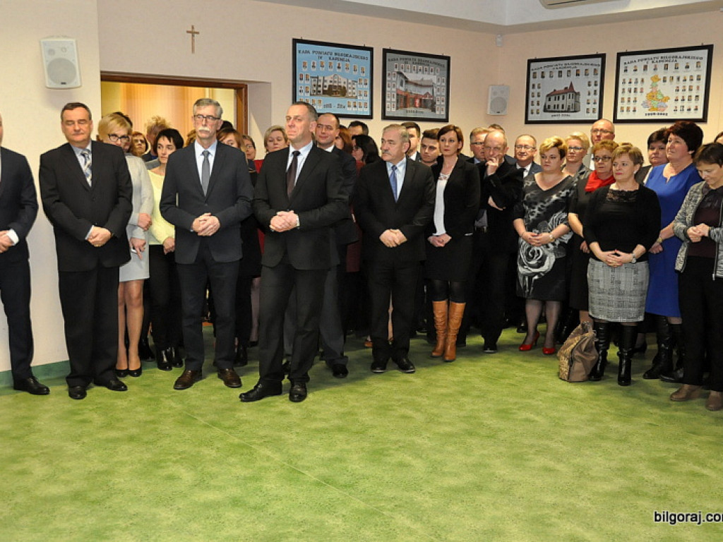 Spotkanie opłatkowe Rady Powiatu Biłgorajskiego (FOTO, VIDEO)