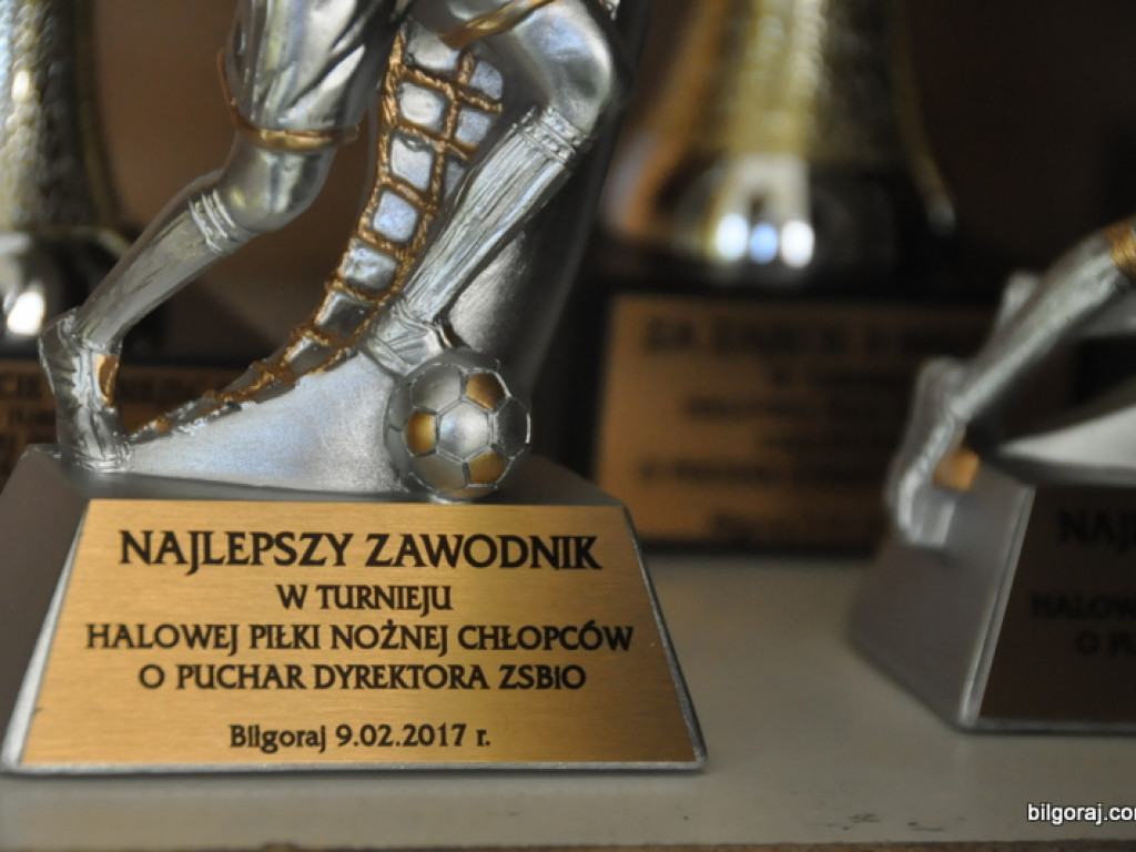 I Turniej Gimnazjalistów w Piłce Nożnej Halowej o Puchar Dyrektora ZSBiO (FOTO)
