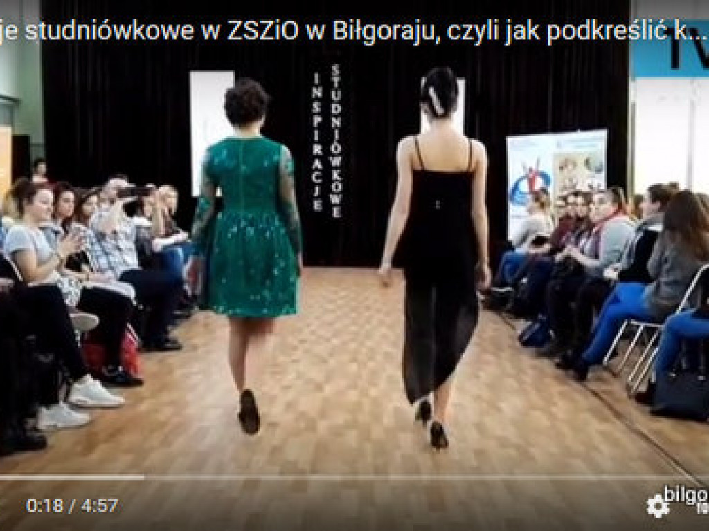 Inspiracje studniówkowe w ZSZiO w Biłgoraju, czyli jak podkreślić kobiece piękno (FOTO, VIDEO)