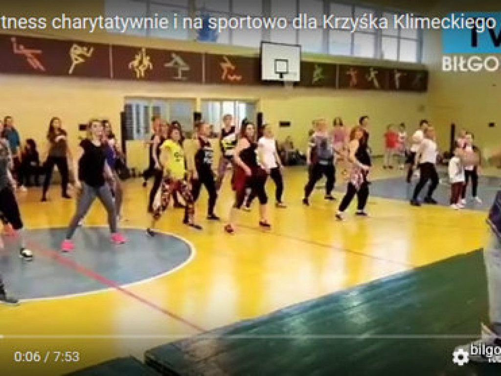 Zumba fitness charytatywnie i na sportowo dla Krzyśka Klimeckiego (FOTO, VIDEO)
