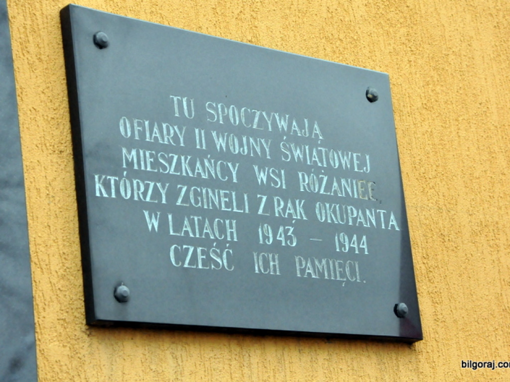 74. rocznica pacyfikacji wsi Różaniec (FOTO)