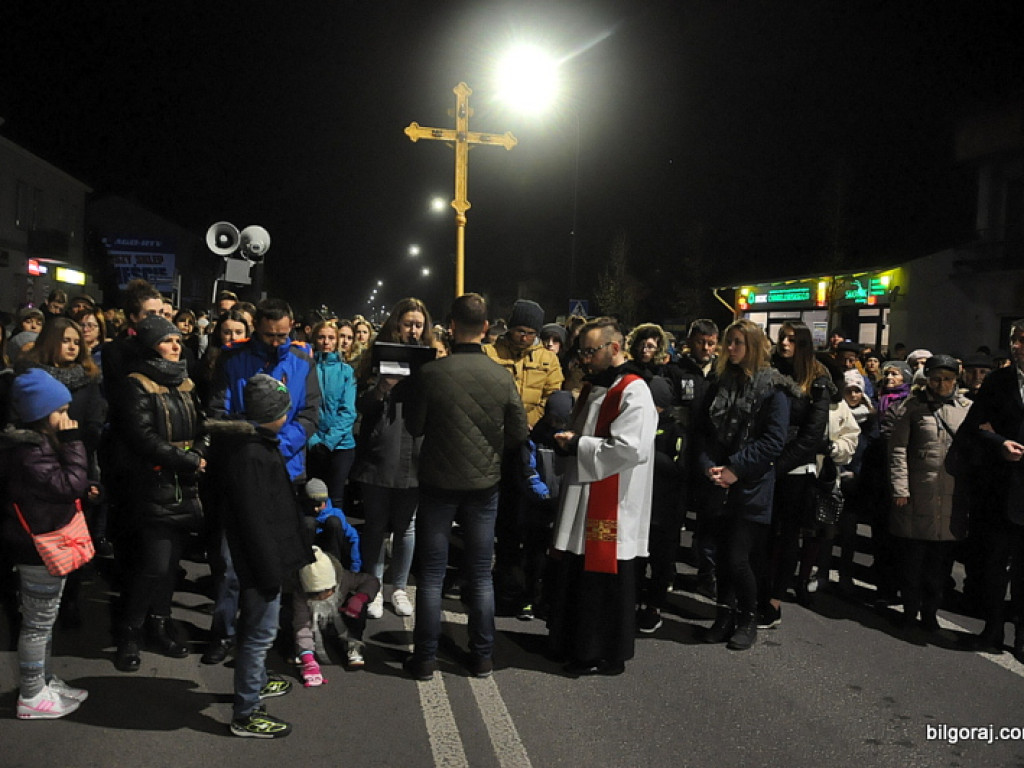Droga Krzyżowa ulicami Biłgoraja (FOTO)