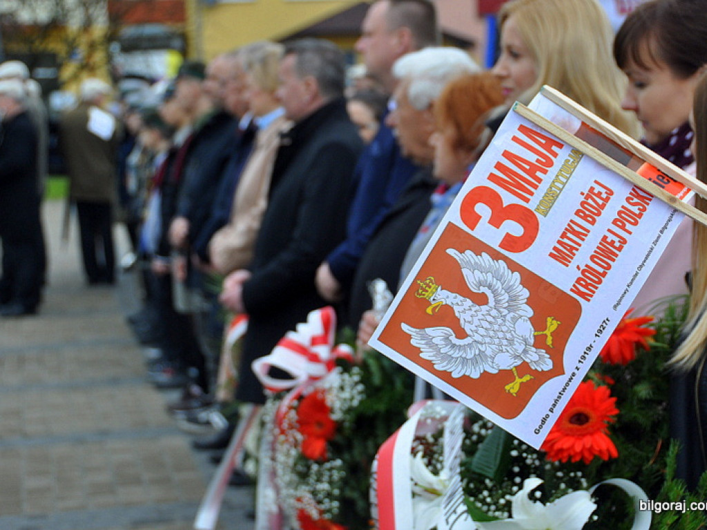 Biłgoraj: 226. rocznica uchwalenia Konstytucji 3 Maja (FOTO)