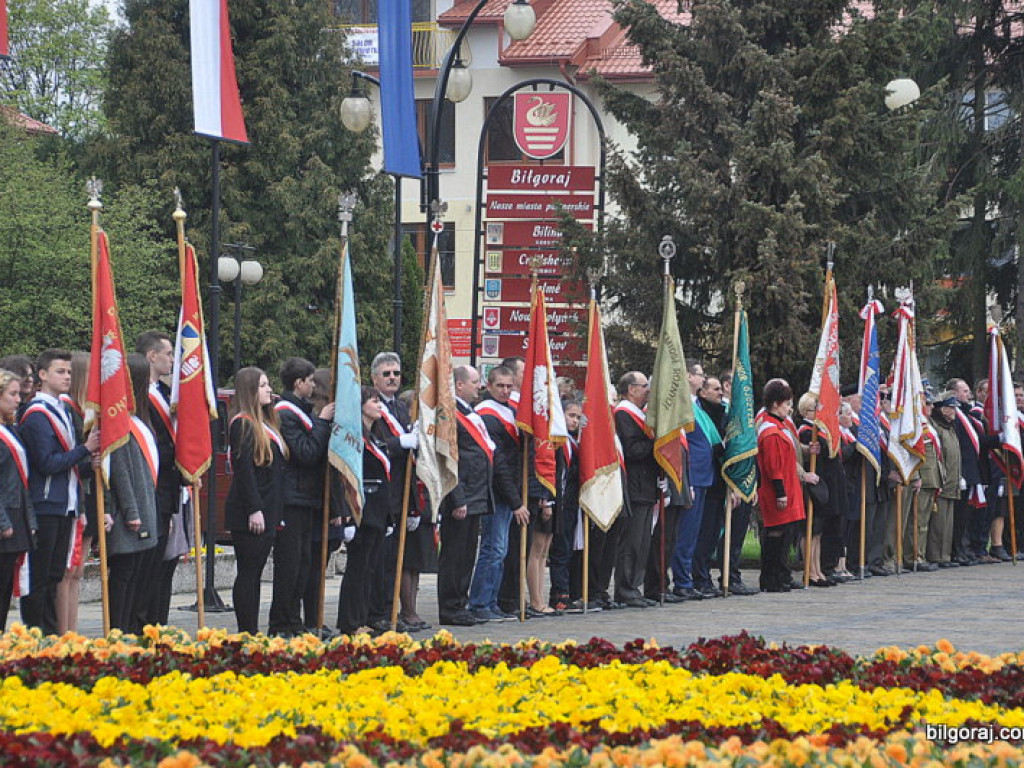 Biłgoraj: 226. rocznica uchwalenia Konstytucji 3 Maja (FOTO)