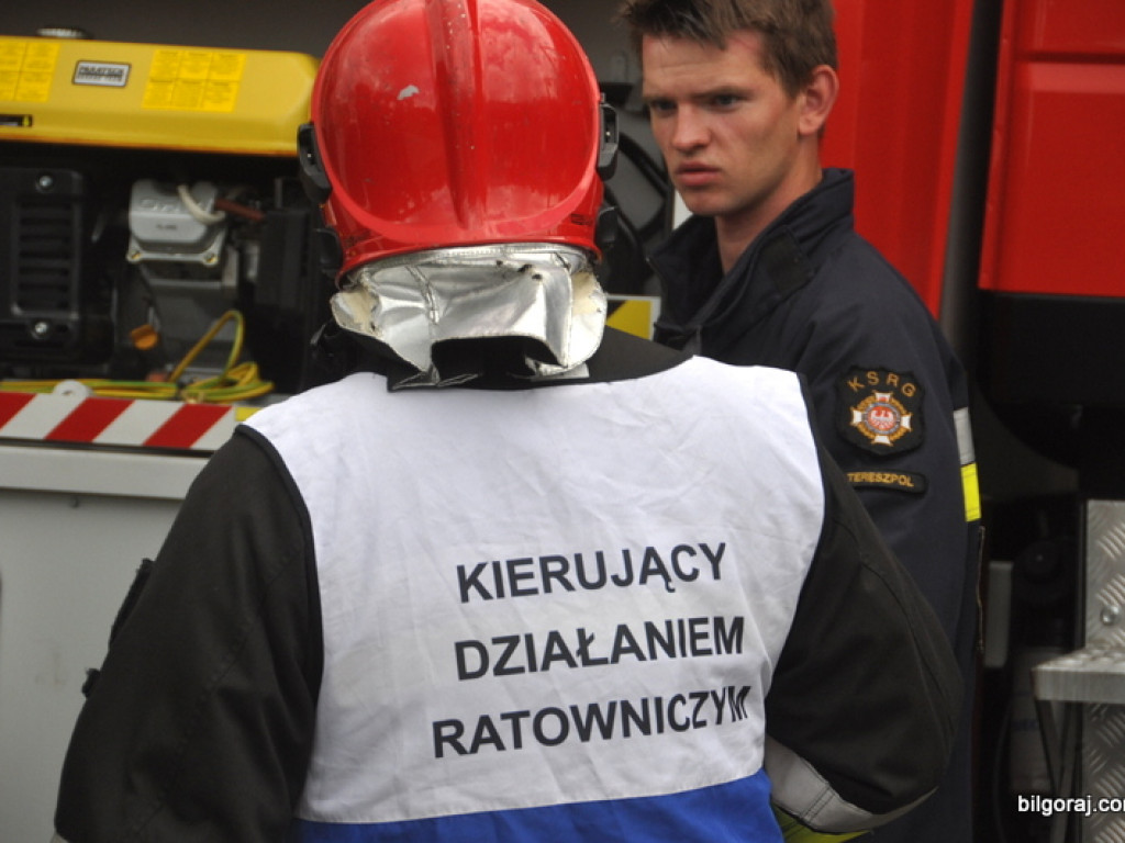 Ćwiczenia jednostek OSP na terenie Firmy MODEL Opakowania (FOTO)