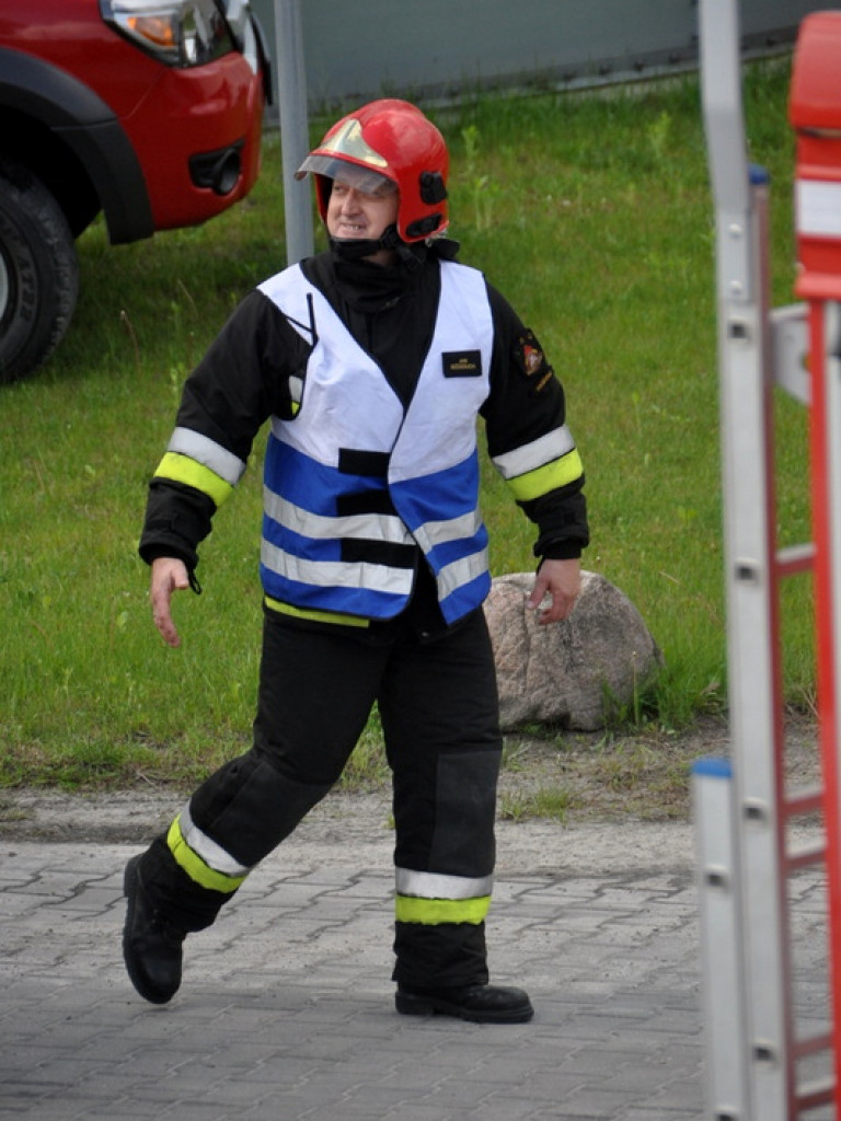 Ćwiczenia jednostek OSP na terenie Firmy MODEL Opakowania (FOTO)