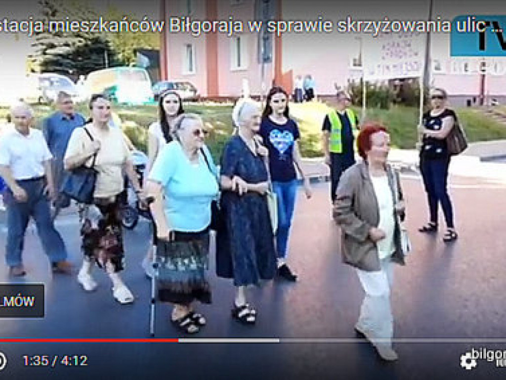 Manifestacja w sprawie ronda na skrzyżowaniu ul. Nadstawna i Lubelska (FOTO, VIDEO)