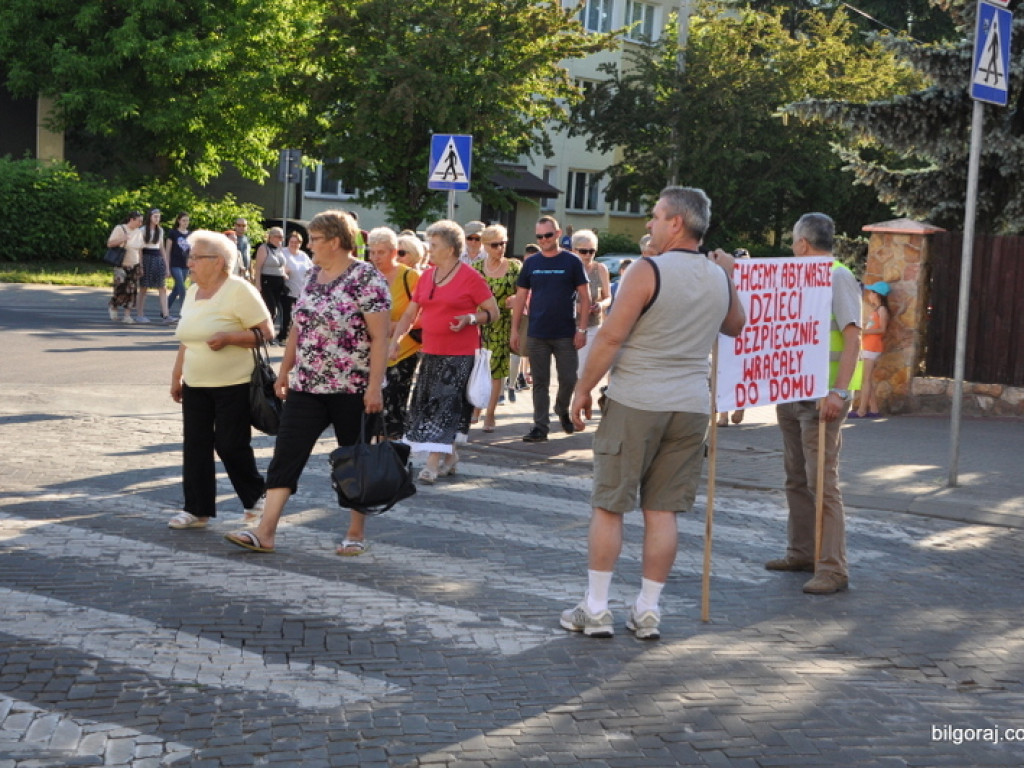 Manifestacja w sprawie ronda na skrzyżowaniu ul. Nadstawna i Lubelska (FOTO, VIDEO)