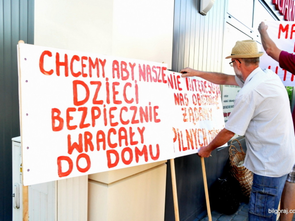 Manifestacja w sprawie ronda na skrzyżowaniu ul. Nadstawna i Lubelska (FOTO, VIDEO)