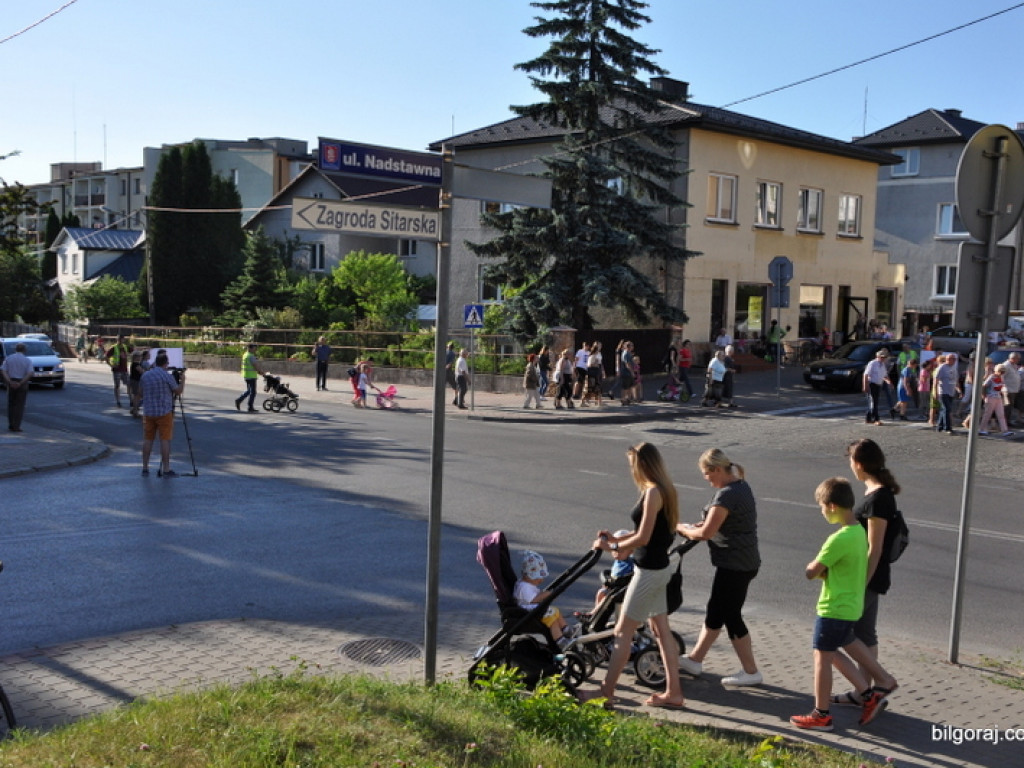 Manifestacja w sprawie ronda na skrzyżowaniu ul. Nadstawna i Lubelska (FOTO, VIDEO)