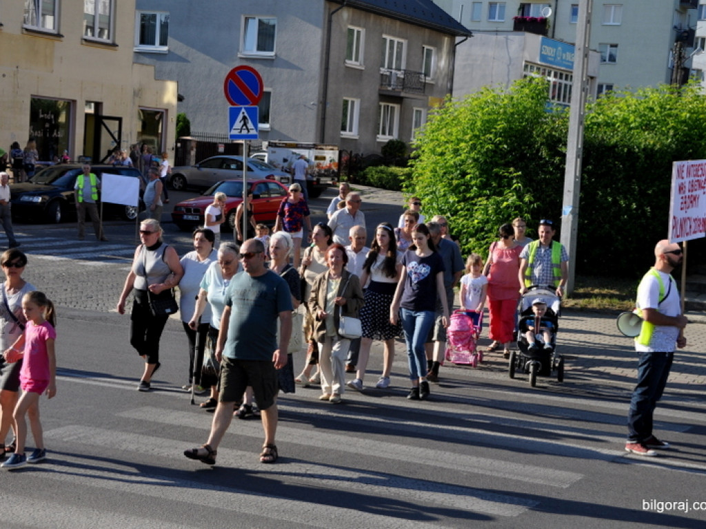 Manifestacja w sprawie ronda na skrzyżowaniu ul. Nadstawna i Lubelska (FOTO, VIDEO)