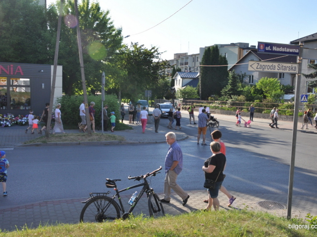Manifestacja w sprawie ronda na skrzyżowaniu ul. Nadstawna i Lubelska (FOTO, VIDEO)