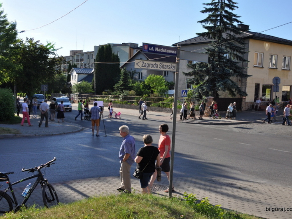 Manifestacja w sprawie ronda na skrzyżowaniu ul. Nadstawna i Lubelska (FOTO, VIDEO)