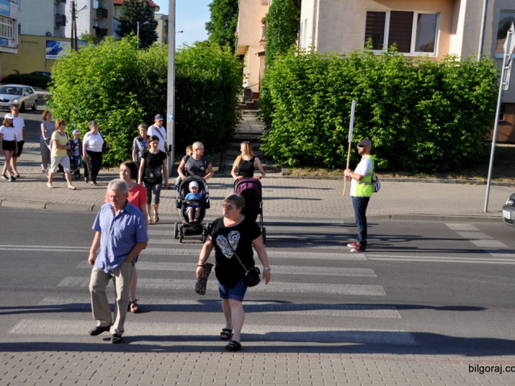 Manifestacja w sprawie ronda na skrzyżowaniu ul. Nadstawna i Lubelska (FOTO, VIDEO)