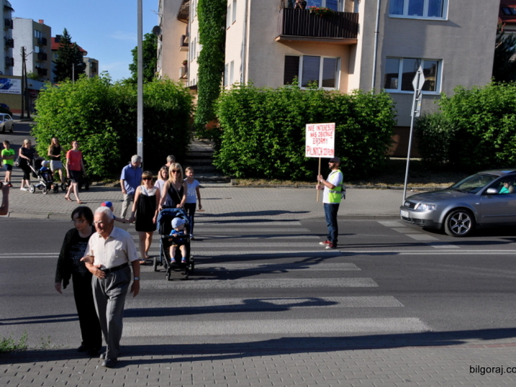 Manifestacja w sprawie ronda na skrzyżowaniu ul. Nadstawna i Lubelska (FOTO, VIDEO)