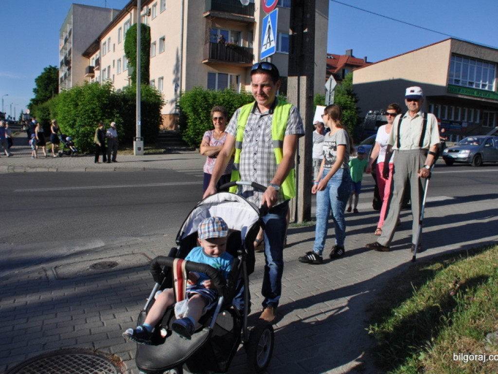 Manifestacja w sprawie ronda na skrzyżowaniu ul. Nadstawna i Lubelska (FOTO, VIDEO)