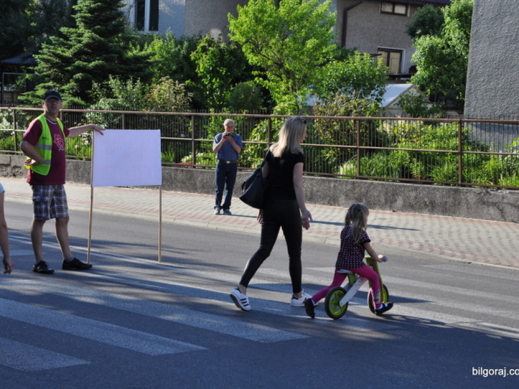 Manifestacja w sprawie ronda na skrzyżowaniu ul. Nadstawna i Lubelska (FOTO, VIDEO)