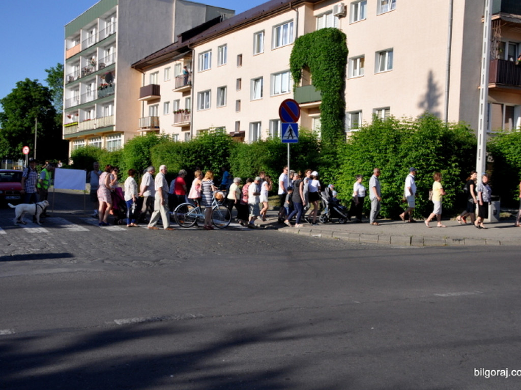 Manifestacja w sprawie ronda na skrzyżowaniu ul. Nadstawna i Lubelska (FOTO, VIDEO)