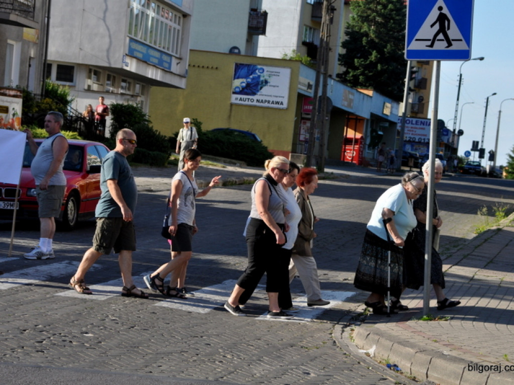 Manifestacja w sprawie ronda na skrzyżowaniu ul. Nadstawna i Lubelska (FOTO, VIDEO)