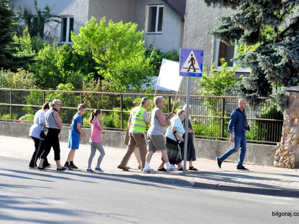 Manifestacja w sprawie ronda na skrzyżowaniu ul. Nadstawna i Lubelska (FOTO, VIDEO)