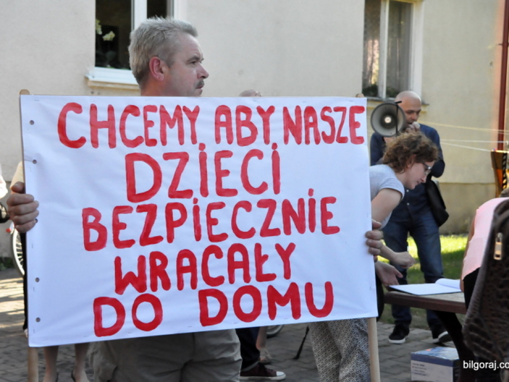 Manifestacja w sprawie ronda na skrzyżowaniu ul. Nadstawna i Lubelska (FOTO, VIDEO)