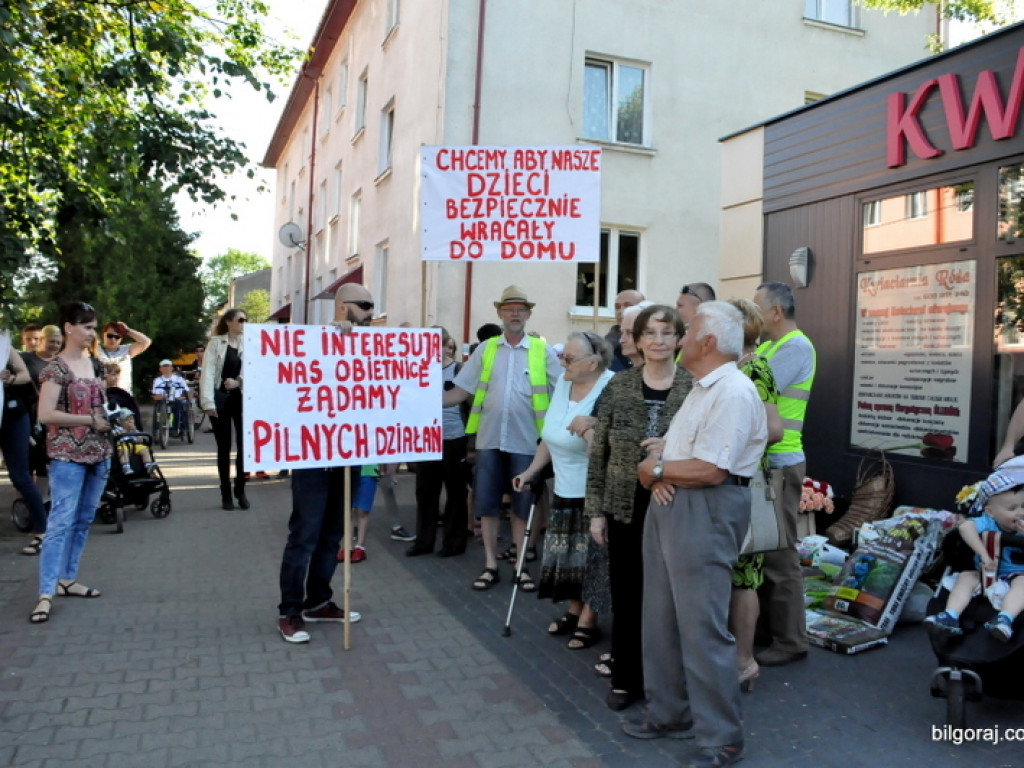 Manifestacja w sprawie ronda na skrzyżowaniu ul. Nadstawna i Lubelska (FOTO, VIDEO)
