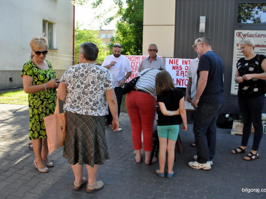 Manifestacja w sprawie ronda na skrzyżowaniu ul. Nadstawna i Lubelska (FOTO, VIDEO)