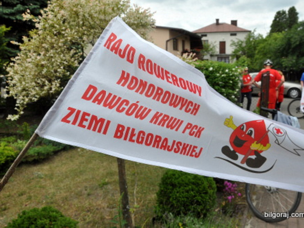 II Rowerowy Rajd Honorowych Dawców Krwi Ziemi Biłgorajskiej