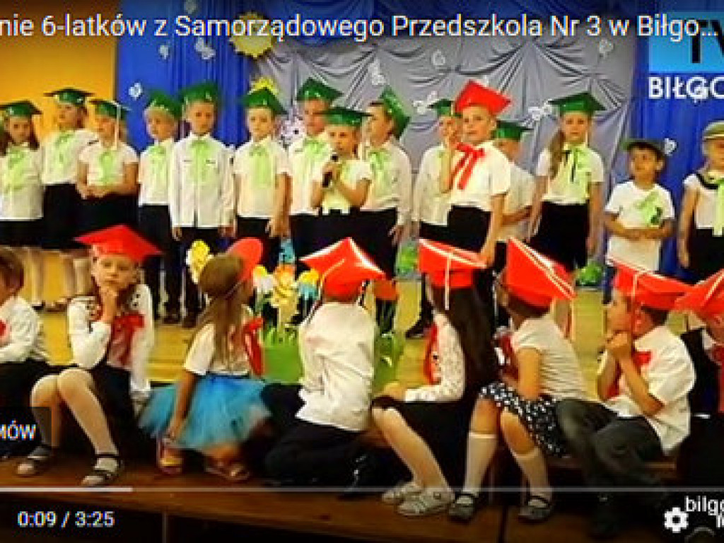 Pożegnanie 6-latków z Samorządowego Przedszkola Nr 3 w Biłgoraju (FOTO, VIDEO)