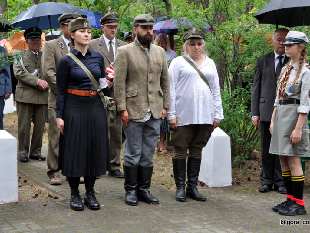 73. rocznicy mordu partyzantów w lesie na Rapach (FOTO)