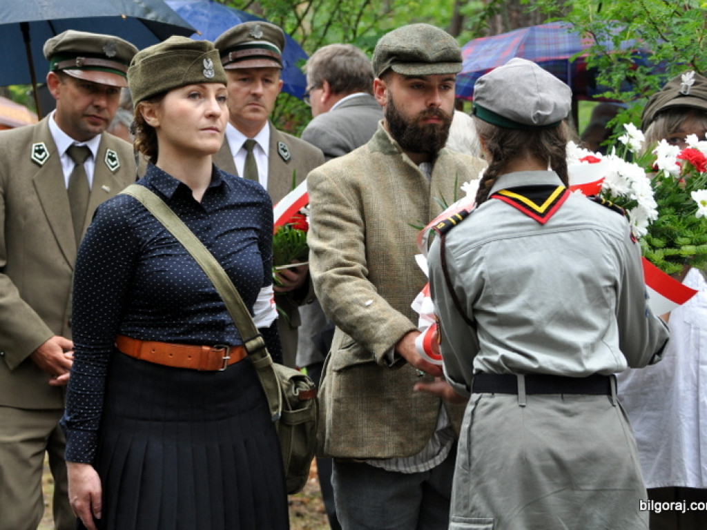 73. rocznicy mordu partyzantów w lesie na Rapach (FOTO)