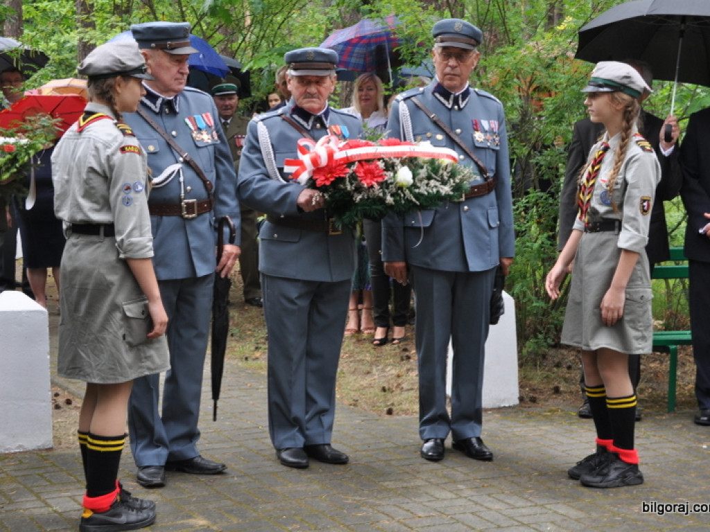 73. rocznicy mordu partyzantów w lesie na Rapach (FOTO)