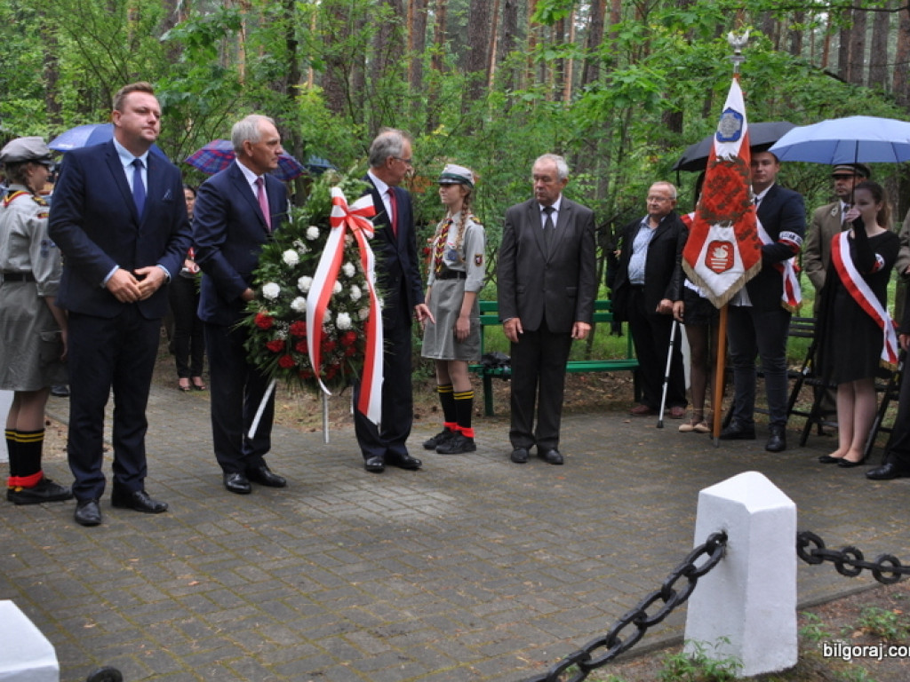 73. rocznicy mordu partyzantów w lesie na Rapach (FOTO)