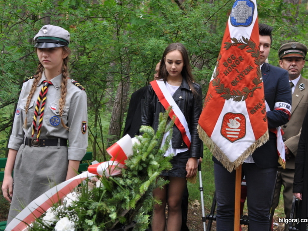 73. rocznicy mordu partyzantów w lesie na Rapach (FOTO)