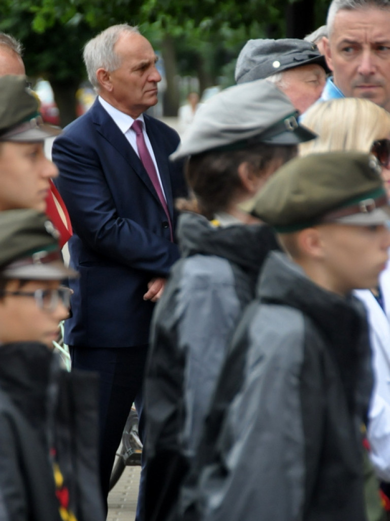 73. rocznicy mordu partyzantów w lesie na Rapach (FOTO)