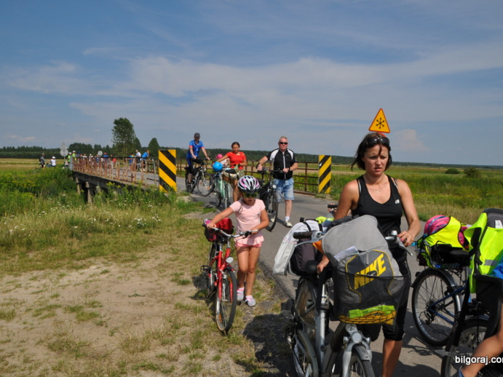 I wakacyjny rajd rowerowy w Łukowej (FOTO)