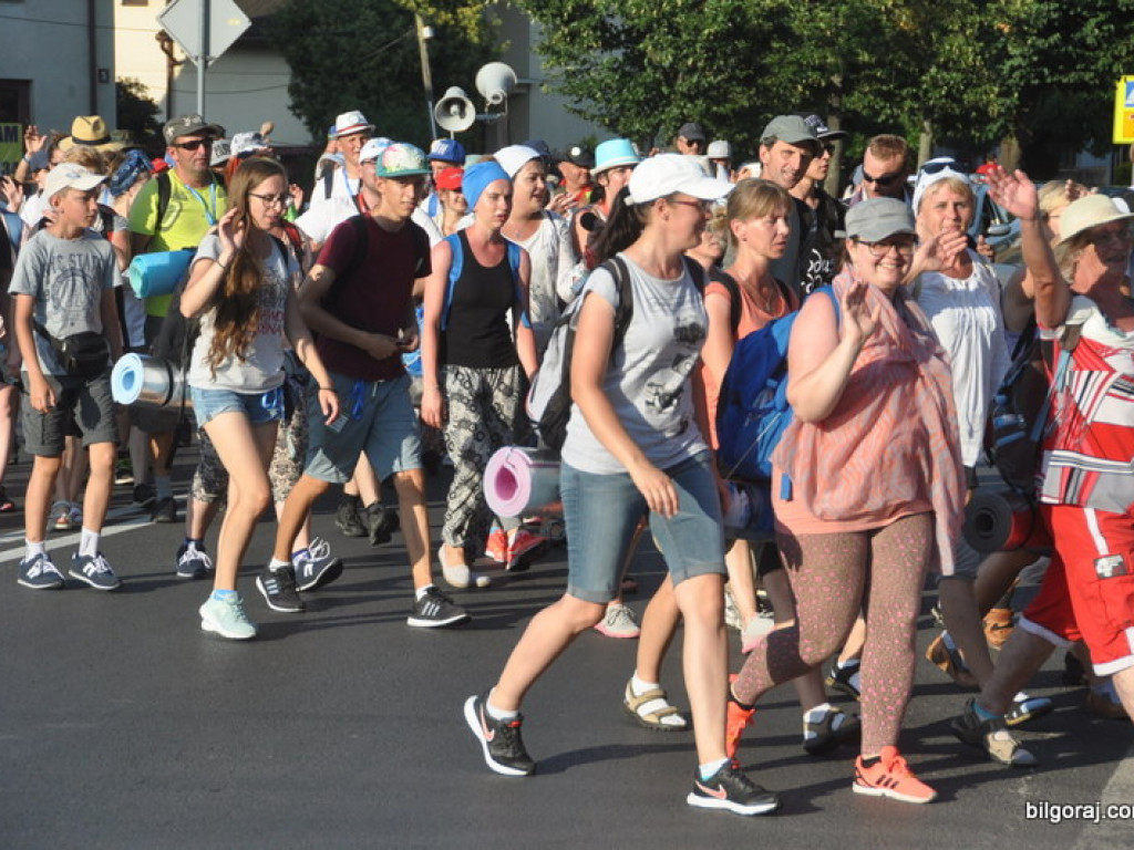 Pielgrzymi przybyli do Biłgoraja, po raz 35. (FOTO)