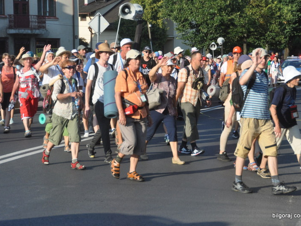 Pielgrzymi przybyli do Biłgoraja, po raz 35. (FOTO)