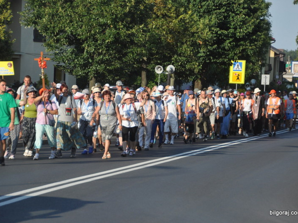 Pielgrzymi przybyli do Biłgoraja, po raz 35. (FOTO)
